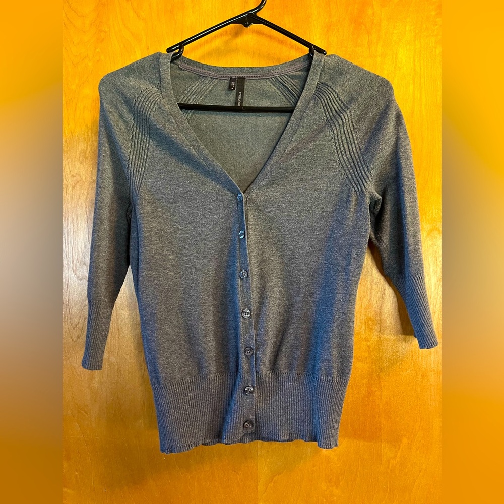 Maurices 3/4 sleeve button down sweater